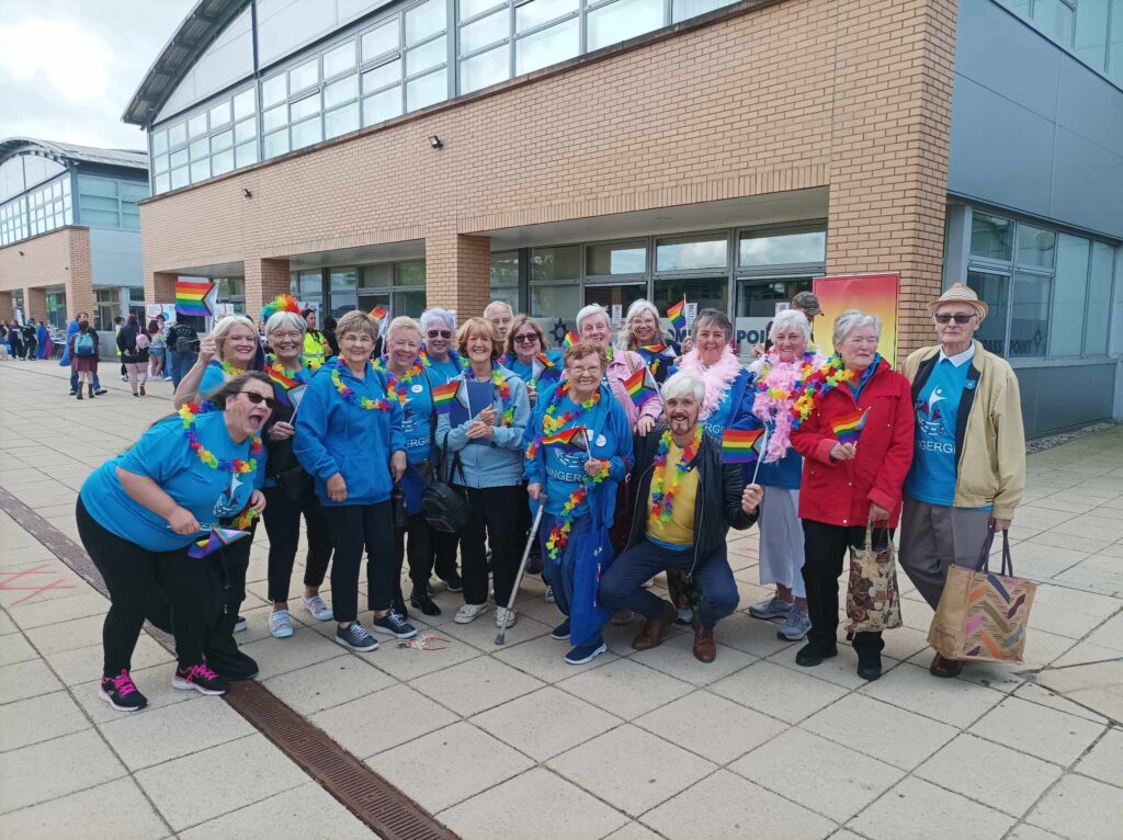 Singergie members at Livingston Pride 2023